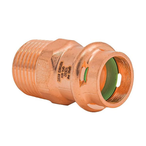 Quickfitting Surepress 1/2" Press X 1/2" Mnpt Copper Male Adapter