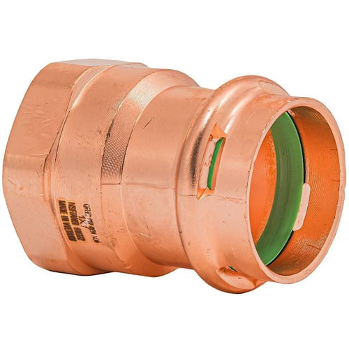 Quickfitting Surepress 1" Press X 1" FNPT Copper Female Adapter
