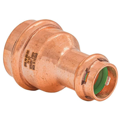 Quickfitting Surepress 1" Press X 1/2" Press Copper Reducing Coupling