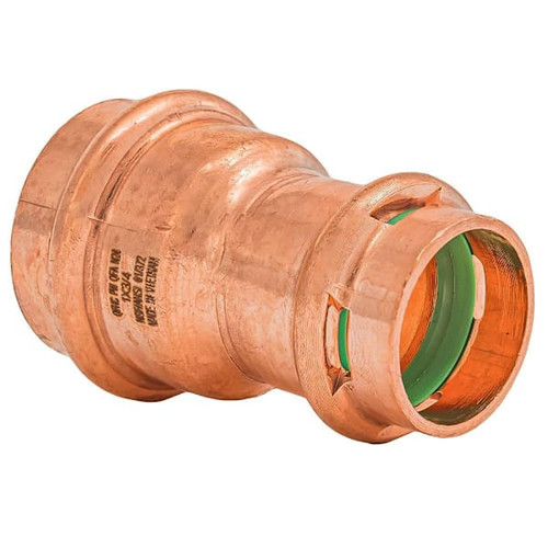 Quickfitting Surepress 1" Press X 3/4" Press Copper Reducing Coupling