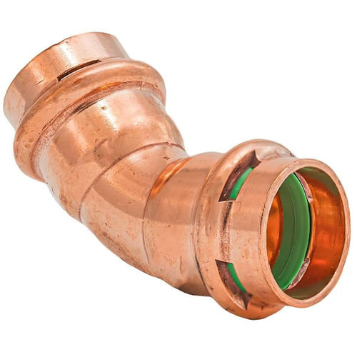 Quickfitting Surepress 3/4" Press X 3/4" Press Copper 45° Elbow Fitting