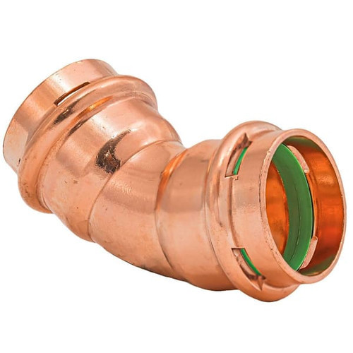 Quickfitting Surepress 1" Press X 1" Press Copper 45° Elbow Fitting