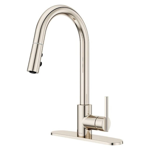 Pfister Brislin Pull-Down Kitchen Faucet In Polished Nickel