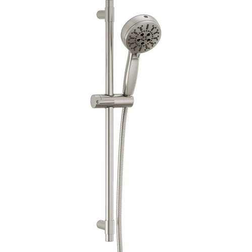 Delta 7-Setting Slide Bar Hand Shower With Cleaning Spray