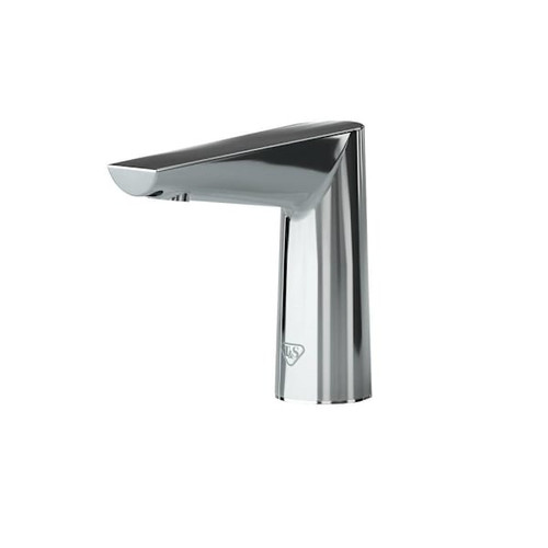 T&S Brass And Bronze Sensor Faucet, 1-Hole Dck Mnt, Chrome, 0.5 GPM Spray Device