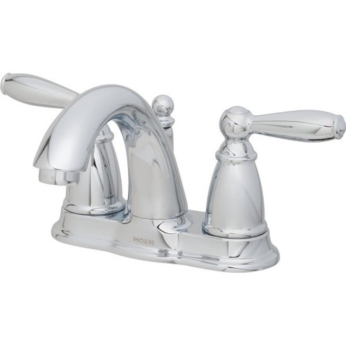 Moen Brantford Lavatory Faucet Chrome Two Handle With Pop-Up