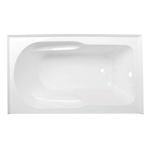 Kingston Brass Aqua Eden Vtap603022r 60" Acrylic Alcove Tub W/Right Hand Drain