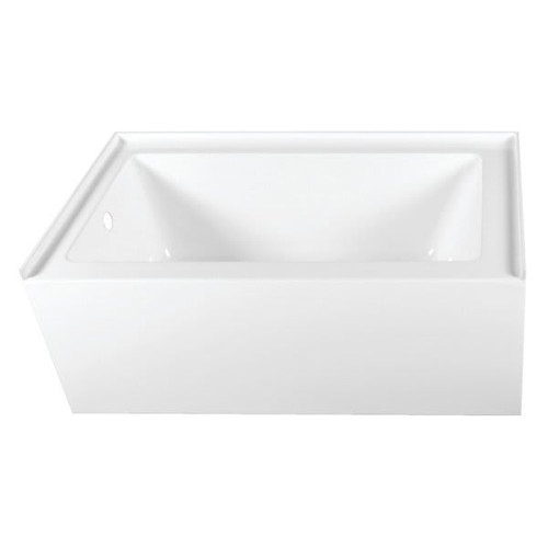 Kingston Brass Aqua Eden Vtap603222l 60" Acrylic Alcove Tub, Left Hand Drain