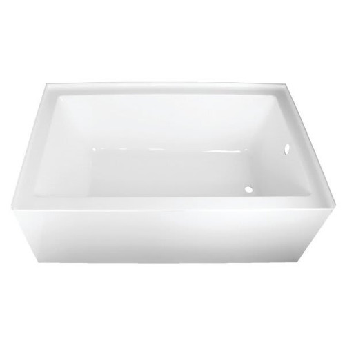 Kingston Brass Aqua Eden Vtap603622r 60" Acrylic Alcove Tub W/Right Hand Drain