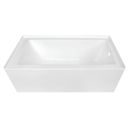 Kingston Brass Aqua Eden Vtde603122r 60" Acrylic Alcove Tub W/Right Hand Drain