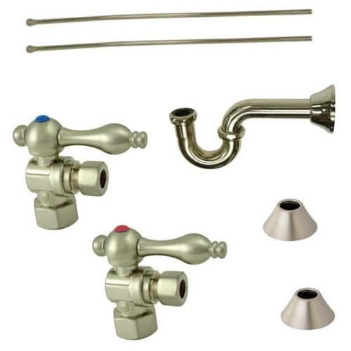 Kingston Brass Cc43108lkb30 Traditional Plumbing Sink Trim Kit With P-Trap