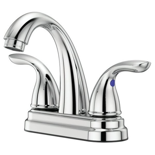 Pfister Pfirst 2-Handle Bath Faucet W/Push Drain, In Polished Chrome