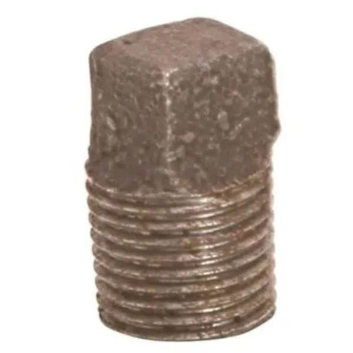ProPlus 1/2 In. Black Malleable Plug
