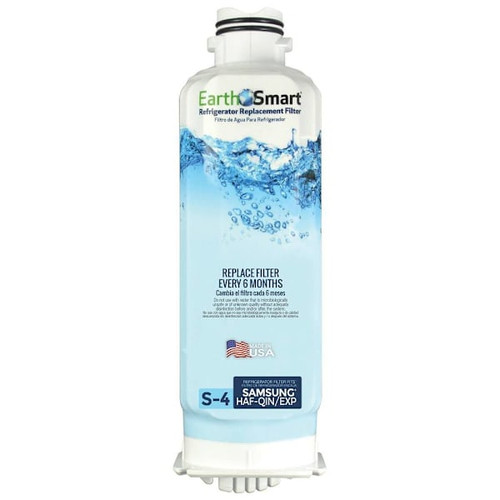 Earthsmart S-4 Single Refrigerator Filter Fits Samsung Haf-Qin
