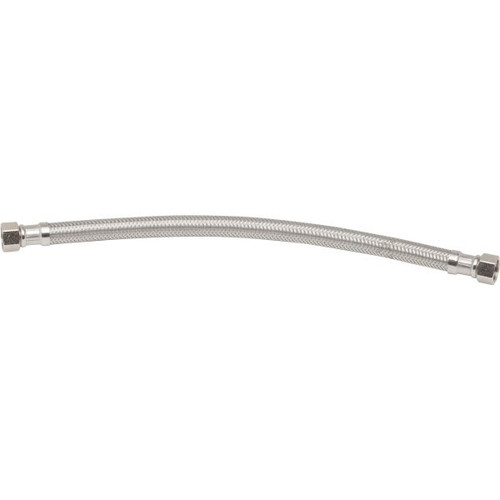 Maintenance Warehouse Stainless Steel Faucet Supply Line 12" 3/8 Comp X 3/8 Com
