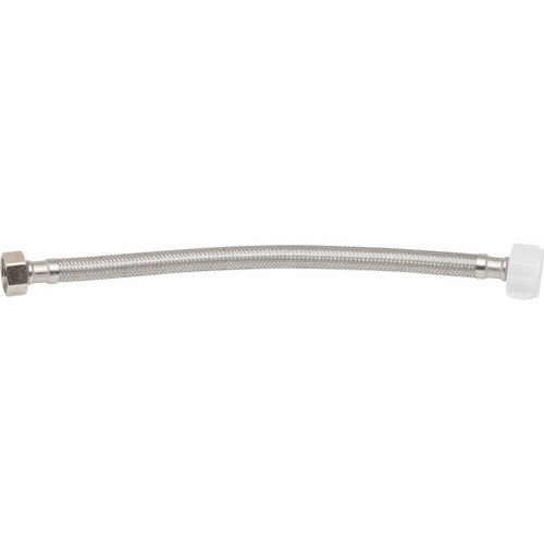 Maintenance Warehouse Stainless Steel Toilet Supply 12" 1/2 Fip X 7/8 Ballcock