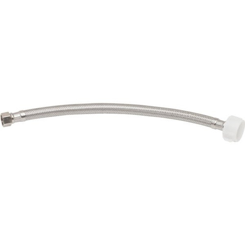 Maintenance Warehouse Stainless Steel Toilet Supply 12" 3/8 Flare X 7/8 Ballcock