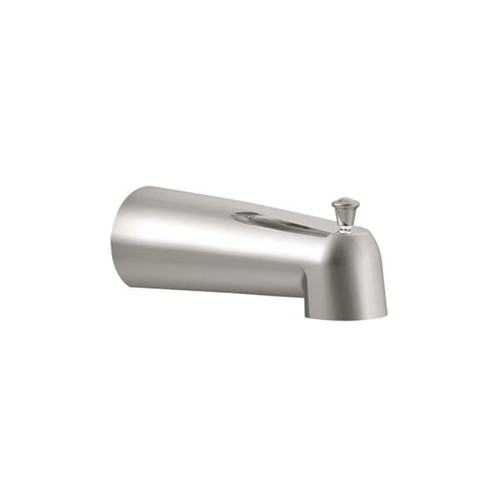 Moen Chrome 7" Tub Spout With Integrated Diverter 1/2" Slip Fit Cc Connection