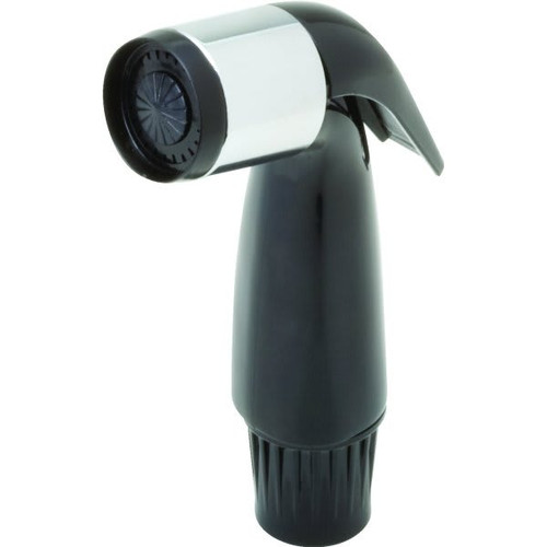 Faucet Sprayer Black/Chrome Head Only 2pk
