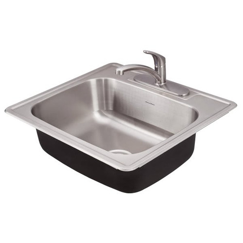 American Standard Colonypro Single Bowl Stainless Steel Sink Kit 25 X 22 X 6"