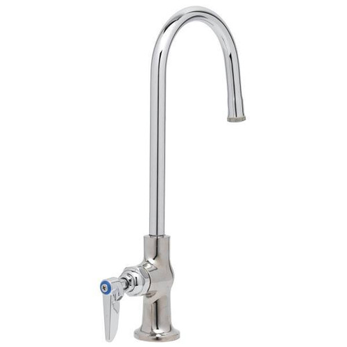 T & S Pantry Faucet Single Hole Lever Handles Chrome 5.23 Gpm