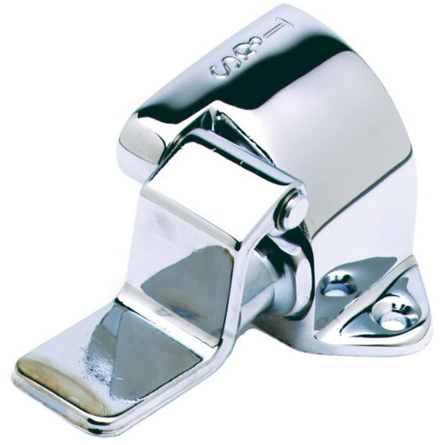 T & S Single Pedal Valve, Self-Closing, Chrome