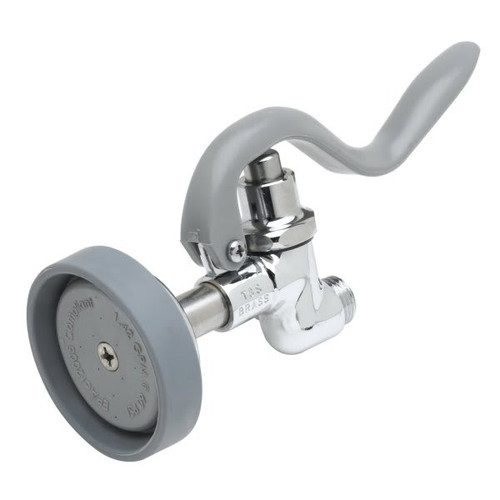 T&s Brass And Bronze Spray Valve Shuts Off When Handle Released Chrome 1.15 Gpm