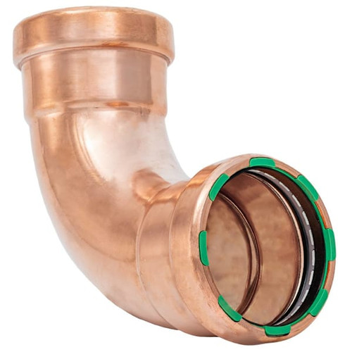 Quickfitting Surepress 2-1/2" X 2-1/2" Press Copper 90° Elbow Fitting