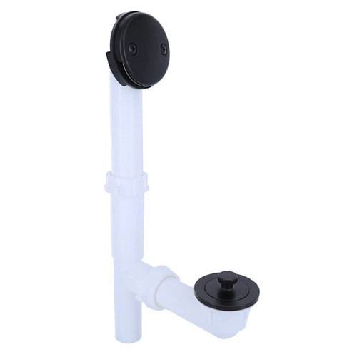 Danco Twist And Turn Tub Drain Kit With Matte Black Trim