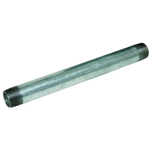 Mueller Streamline Galvanized Malleable Nipple 1/2" X 6"