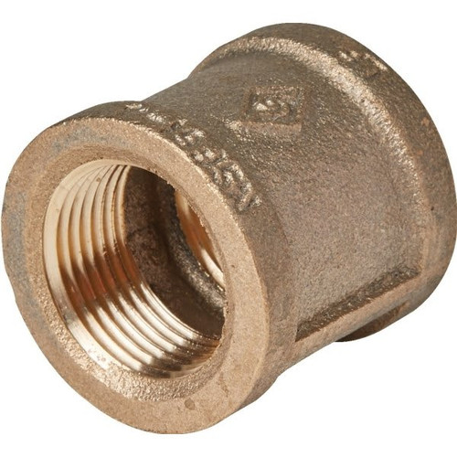 Mueller Streamline Brass Banded Coupling, 3/4 X 3/4", No Lead