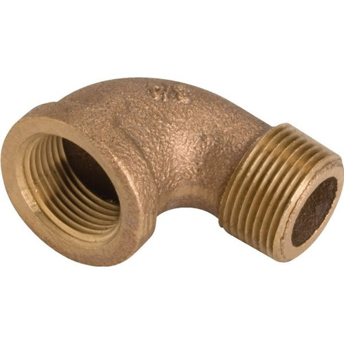 Mueller Streamline Brass Banded 90° Street Elbow, 3/4 X 3/4", No Lead