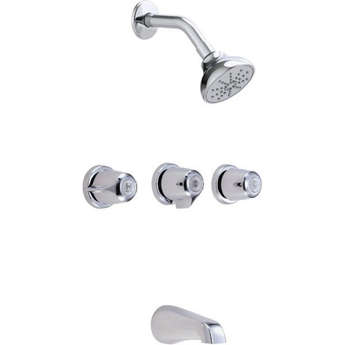 Gerber 3-Handle Tub/Shower Fitting Trim Kit (Chrome)