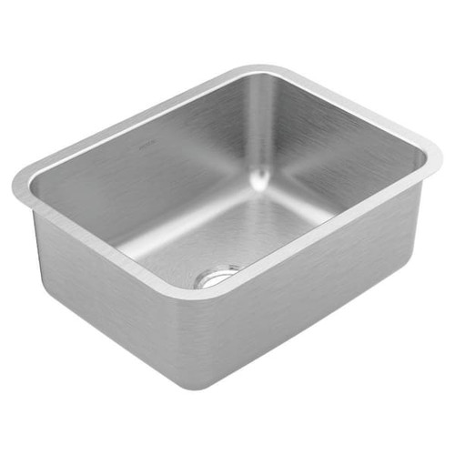 Moen 1800 Series 23-1/8" Undermount Single Bowl Stainless Sink W/ Soundshield