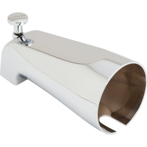 Kohler Tub Spout, 1/2&quot Npt, 5-1/2 & Quot Length, Chrome