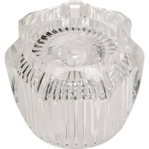 Delta Replacement For Delta Hot/Cold Faucet Handle, Clear, 1-3/4" Height