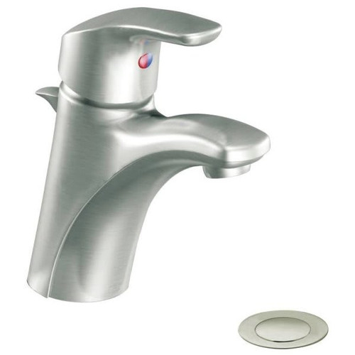 Cleveland Faucet Group Baystone Lavatory Faucet Brushed Nickel One Handle