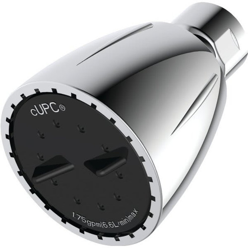 Maintenance Warehouse Standard Flow Adjustable Spray Showerhead, Chrome, 1.75 Gpm, 3pk