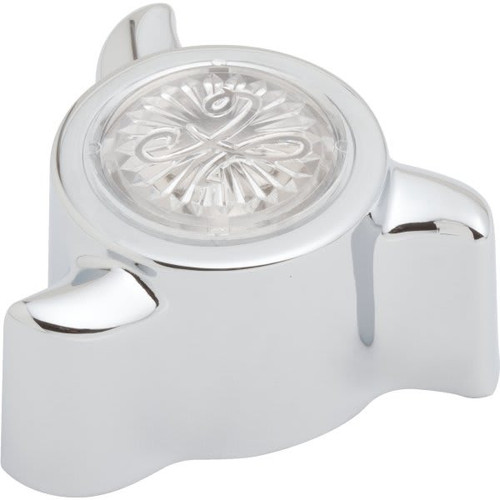 Replacement For Sayco Hot Shower Handle Chrome Finish 1-7/16" Height