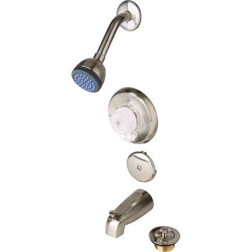 Mixet Tub/Shower Trim Kit, Satin Nickel