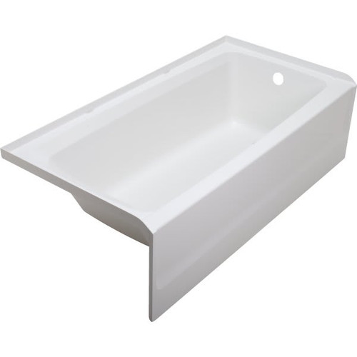 Swan Veritek Fiberglass Bathtub Right-Hand Drain