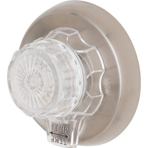 Mixet Valve Trim Kit, Acrylic Handle Options, Satin Nickel