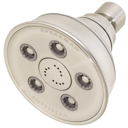 Speakman Anystream Caspian Multi Function Showerhead Brushed Nickel 2.5 Gpm
