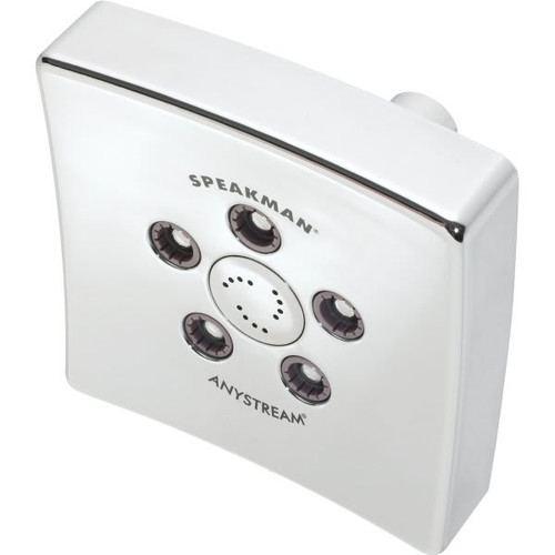 Speakman Anystream Edge Multi Function Showerhead Polished Chrome 2.0 Gpm
