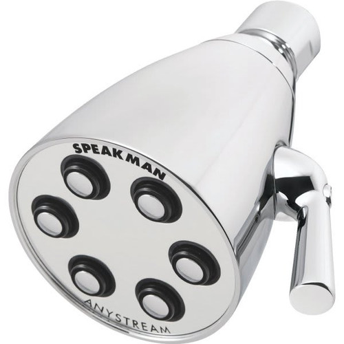 Speakman Icon 6-Jet Polished Chrome Showerhead, 2-3/4" Face Diameter, 2.5 Gpm