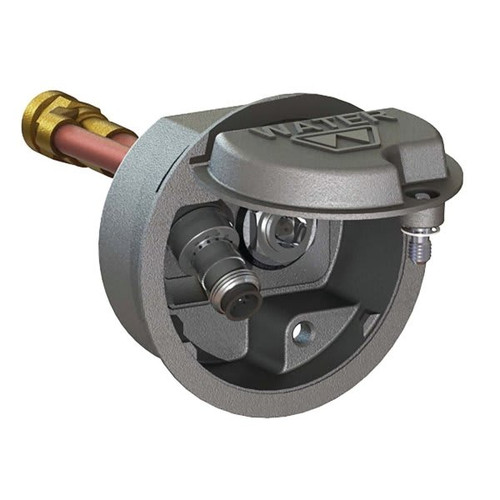 Woodford Freezeless Wall Hydrant 3/4" Sweat, 20" W/Round Chrome Brass Box