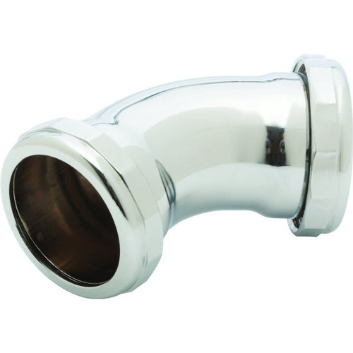 Brass Tubular Coupling 45 Degree 1-1/4" Slip Joint 22-Gauge