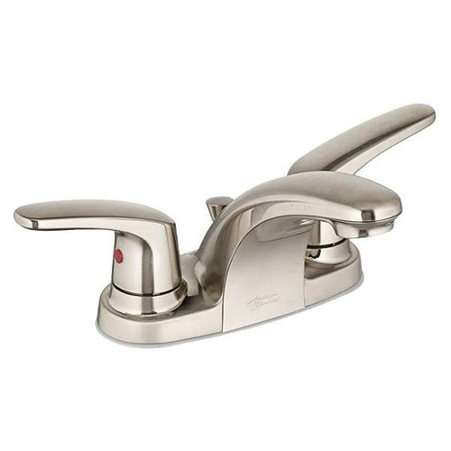American Standard Colony Pro 2-Handle Centerset Bath Faucet Less Drain, Satin