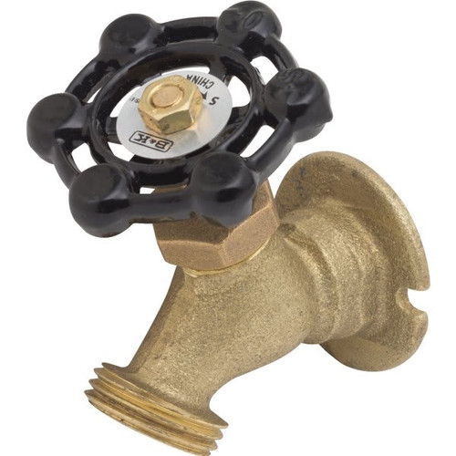 Mueller Streamline Brass Sillcock Hose Bibb, 3/4" Fip