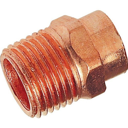 Nibco U604 1/2"X3/4" Cxmipt Adapter Wrot Copper